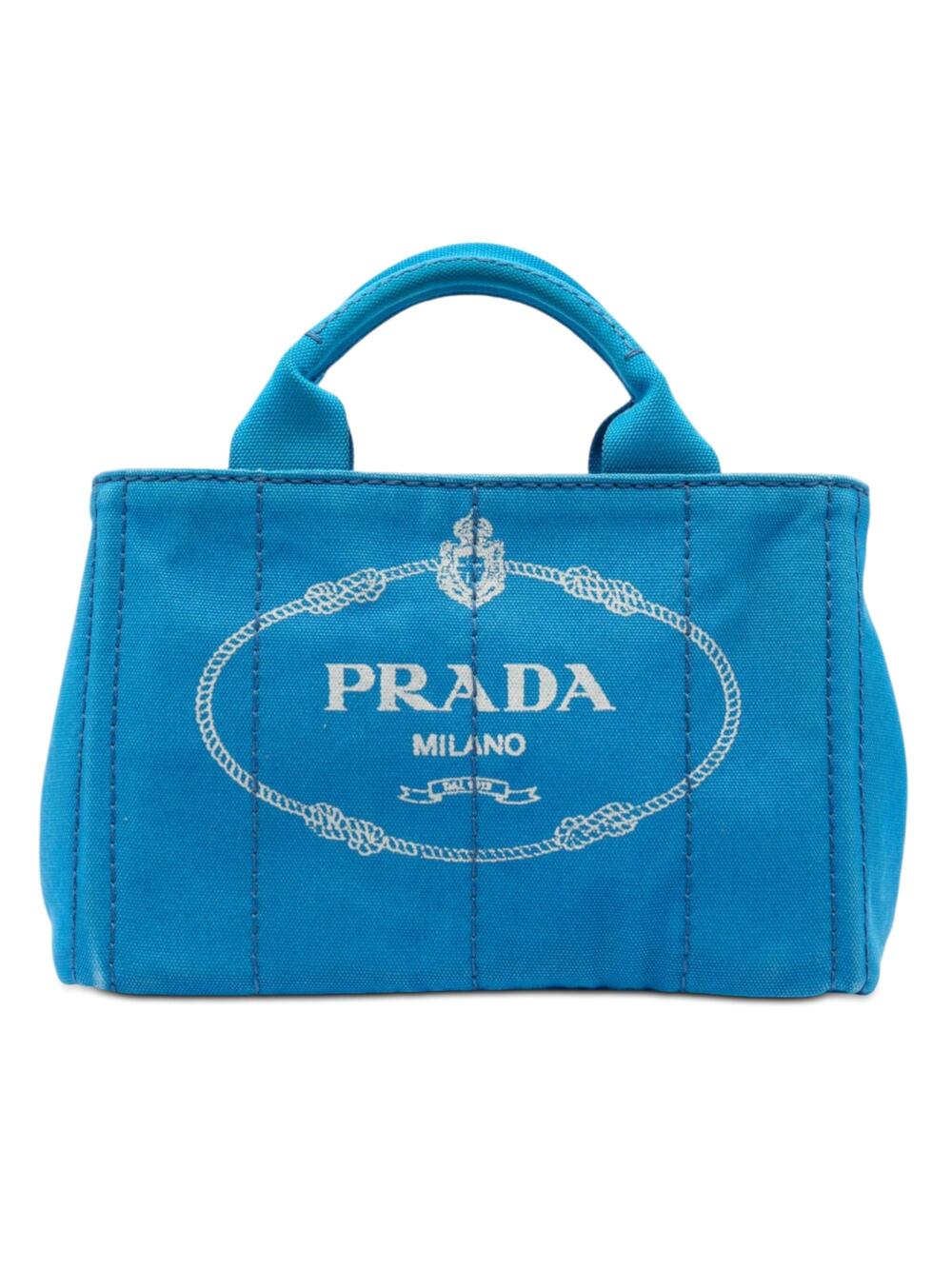 Prada Canapa Convertible Tote Canvas #287515P72B